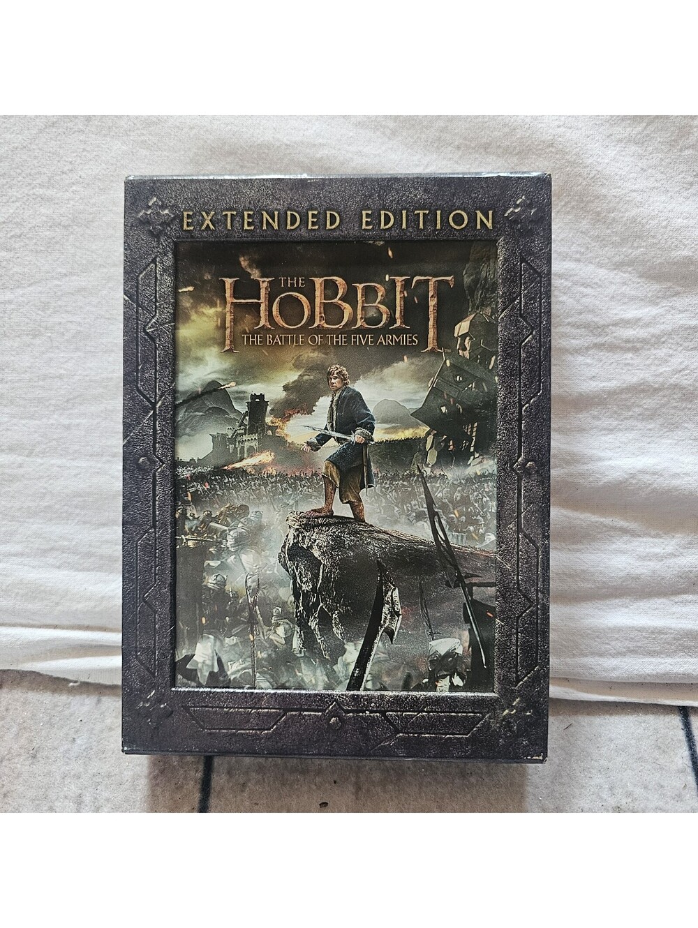 The Hobbit Battle of the Five Armies Extended Edition boxed Set DVD 5 Disc Set